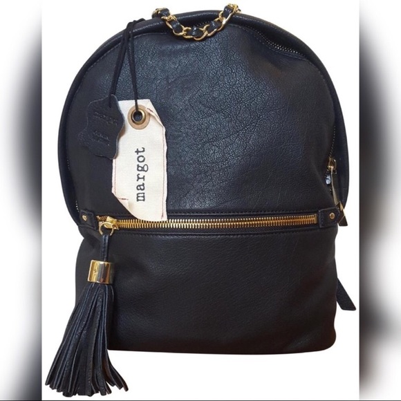 LIKE NEW Margot genuine leather backpack bag purse - Picture 3 of 9
